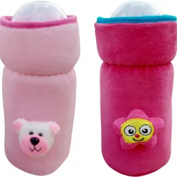 Bottle Cover for Avent/Wide Neck Feeders Soft Plush Stretchable Baby Feeding Bottle Cover with Easy to Hold Strap | (Pack of 1)-picture-21