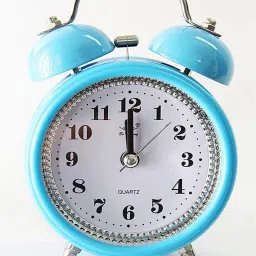 Analog Blue Clock-3