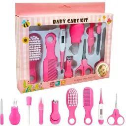 Baby Care Kit- Nursery Healthcare & Grooming Set Manual Nasal Aspirator-image-4
