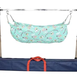 Baby Cradle/ghodiyu/swing/baby jhula With Cotton Mosquito net hammock-22