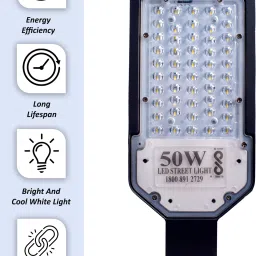 50W BIS Approved PolyCarbonate Body LENS LED Flood Light With 2 Year Warranty Street Light Outdoor Lamp-image-76