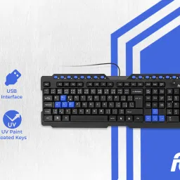 Foxin FKM 506 Pro Wired Multimedia Keyboard and Mouse Combo Set image 3