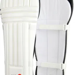 Cricket Batting Legguard for Kids, Cheap Moulded White 19inch for 7 to 9 Years Cricket Guard Combo-image-84