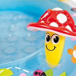 intex ® Original Inflatable Mushroom Shaped Baby Pool With Sunshade Inflatable Swimming Pool image 3