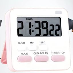 Digital White Clock-image-88