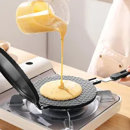 bosig Double Side Waffle Maker, Pancake Crispy Cone Omelet Plates Mold Waffle Maker image 2