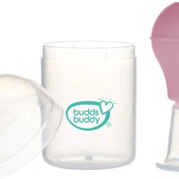 BPA Free Silicone Nipple Puller With Case for Breast Feeding Women, Pink Nipple Puller-image-84