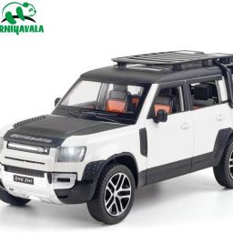 1/24 Defender Toy Cars for Kids Boy Girl Zinc Alloy Pull Back Toy Car-image-80