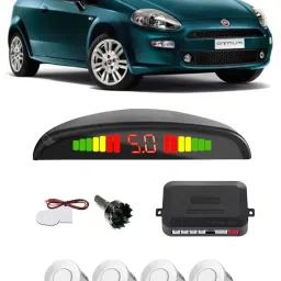 PKNA0740 White Car Reverse Parking Sensor with LED Display 4 Sensor PKNA0740 Parking Sensor-19