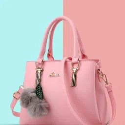 khatushyam collection Women Pink Hand-held Bag-picture-8