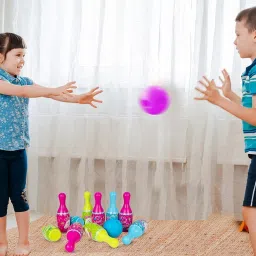 kidivo Kids Bowling Set Game with 10 Pin 2 Balls image 5
