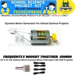School Science Project Dynamo or Generator Motor & Drone Motor Kit-16