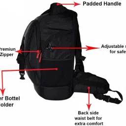blueway Camera Bag Camera Backpack Waterproof Fabric, Anyprize DSLR Camera, Lens, Tripod and Camera Accessories Camera Bag,(black)Camera Bag image 4