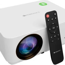 ZEBRONICS Zeb-Pixaplay 65 (ZEB-QLP 3) (8500 lm) Portable 1080p Native with 4K Support, 200-inch Screen Size, Electronic Focus, Built-in Speaker, Bluetooth, HDMI, USB, WIFI, AUX, Android Projector-15