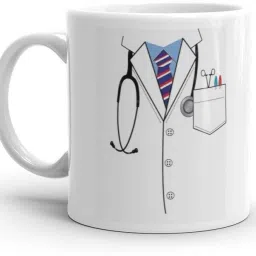 Male doctor-cute coat,ceramic coffee mug 11oz (325ml) Ceramic Coffee Mug-image-23