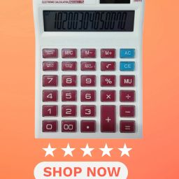 ORBIT SUPER ELECTRONIC OT-814GC STYLISHY OT-814GC REAL SOLAR FOR OFFICE & HOME USE Financial Calculator-image-5