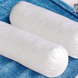 Round Microfibre Solid Bolster Pack of 2-image-40