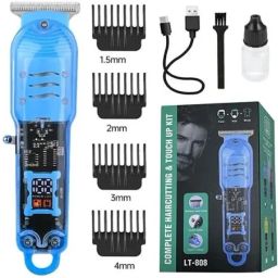 FABUNIK Trimmer Men, Hair Clipper, Cordless Electric Shaver for Beard, Hair, Mustache Fully Waterproof Trimmer 90 minRuntime 5 Length Settings-16