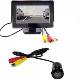 MBC88A TFT Monitor with LED Reverse Parking Camera For Aria Black LCD-17