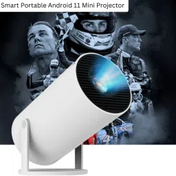 SACRO Smart Projector for Home 4K Support Rotabable Design withApp Netflix,YouTubeX323 (4500 lm / 1 Speaker / Wireless / Remote Controller) Portable Projector-12
