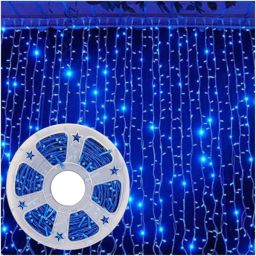 325 LEDs 39 m Blue Steady Strip Rice Lights-11