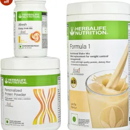 FORMLA 1 SHAKE VANILA,PROTEIN200GM AND AFRESH LEMON COMBO PACK OF-3 VANILA, LEMON Powder-21