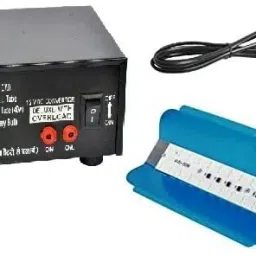 100 Watt Solar Converter for Multiple Applications with flood light and 2 pin Square Wave Inverter-64