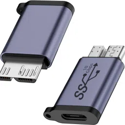 Tobo 10Gbps USB C Female to Micro B Male Data Adapter Type C to Micro TD-1173TC Combo Set image 2