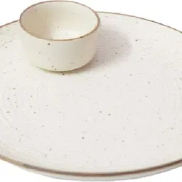 TupperwareDINNER Plate (1dinner plate and1 dip bowl) Sizzler Tray-image-1