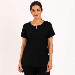 Casual Shoulder Straps Solid Women Black Top-image-77