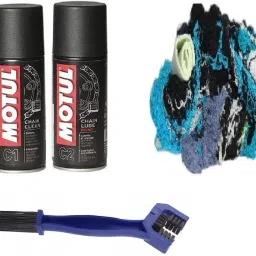 1 150 ML Chain Lube, 1 150 ML Chain Clean,1 Brush And 1 Waste. Combo-18