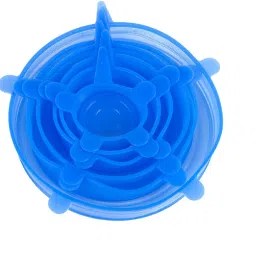 Reusable Silicone Food Seal Cover Wrap Kitchen Organization 8.3 inch, 6.5 inch, 5.7 inch, 4.5 inch, 3.7 inch, 2.6 inch Lid Set-image-48