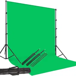 PICPRO Photography Backdrop Background Support Kit Foldable+Bag Stand KIT+Green Screen) Reflector-12