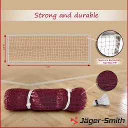 jager-smith PB-2000 Combo, JSBN-101 & Featherlite 2 Shuttle Badminton Kit image 3