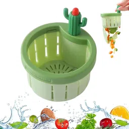 Kitchen Sink Plastic Push Down Strainer-image-5