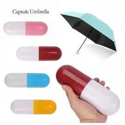 UNISEX CAPSULE UMBRELLA EASY TO CARRY AND FOLDABLE (ANY COLOUR) Umbrella-image-42