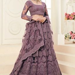 Embroidered Semi Stitched Lehenga Choli-image-56