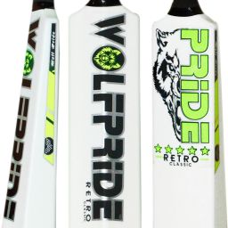 Retro Classic Yellow & Black Grip White Cricket Bat Size 8 (34"X4.5")-N PVC/Plastic Cricket Bat For 15+ Yrs-image-77