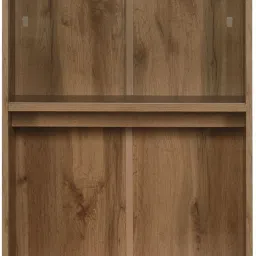 deckup Cove Wotan Oak & White Engineered Wood Semi-Open Book Shelf image 3