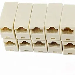 RAREGEAR RJ45 Ethernet Coupler Connector Female to Female Inline Network Cable Joiner Wireless Ethernet Lan Adapter compatible with Windows-36