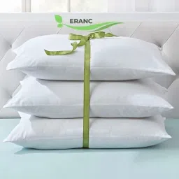 LUXURY Cotton Solid Sleeping Pillow Pack of 3-picture-27