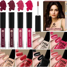 Nail Polish And Liquid Lipstick Combo for Vibrant Bold Glamour-19