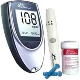 |Dr.Morepn GlucoONE(meter) with 50 Strips. Glucometer-10