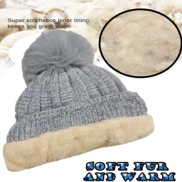 true indian Self Design, Solid Beanie image 4