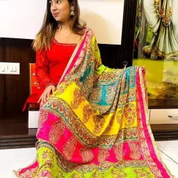 Cotton Silk Printed Multicolor Women Dupatta-image-73