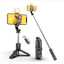 WATTHICK Selfie, Vlogging & Photo Shoot, Selfie stick with Bluetooth Remote Tripod-26