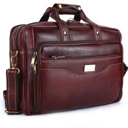 Men Brown Messenger Bag - Extra Spacious-image-40