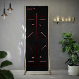 Perfumed TPE Yoga Mat with Alignment Lines and Carry Bag for Men and Women Black 8 mm Yoga Mat-image-61