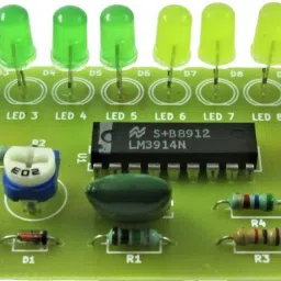 eprakrati LM3914 LM3915 Sound Level Indicator Board for Audio Amplifiers Display Lights Electronic Components Electronic Hobby Kit image 2