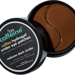 Coffee Hydrogel Under Eye Patches for Dark Circles & Depuffing - 15 Pairs-1